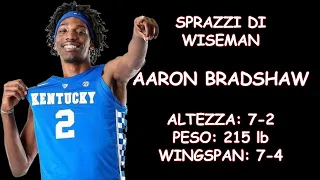 Sprazzi di Wiseman. Reaction agli highlights di Aaron Bradshaw #nba #aaron bradshaw #draft2024