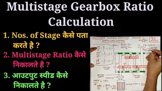 Gearbox Ratio Calculation Formula | Multistage Gearbox Explained