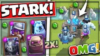 OMG! - Dieses GOLEM DECK ist soooo stark!! | Rage Quit vom Gegner - 3 Crown | Clash Royale deutsch