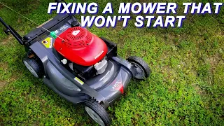 Fixing A Honda Mower That Won't Start