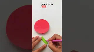 DIY PAPER APPLE | Paper Crafts For School | How to make paper apple | Origami Paper Apple |