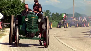 Sfilata trattori epoca Campodoro 2023, domenica | Vintage tractors parade - Landini, FIAT, SAME...