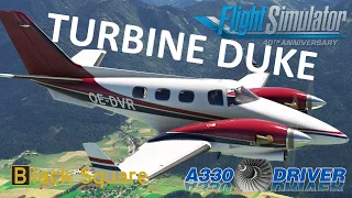 The definition of OVERPOWERED: Let's fly the TURBINE DUKE! | Real Airline Pilot