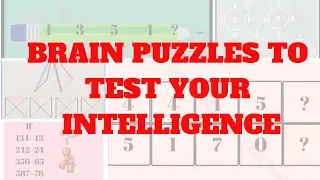 BRAIN #PUZZLES TO #TEST YOUR INTELLIGENCE