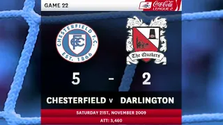 Chesterfield 5 Darlington 2 2009/10