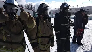 Пожарный-спасатель Тренировки в СИЗОД (ГДЗС)