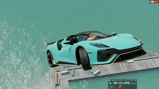 Container Ramp Crash Cars  Big Speed  Jump Cars  BeamNG Drive Vikki Gamer