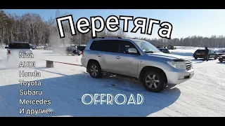 Война между Land Cruiser 200  Mercedes ML, Нива, Audi Q7 или Q3. Кто победит в перетяге и OFF-Road?