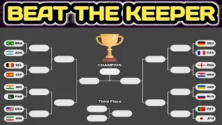 Beat The Keeper - Round of 16 To Final - Random Predictions