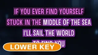 Count On Me (Karaoke Lower Key) - Bruno Mars