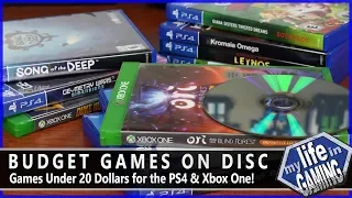 Budget Games On Disc - Games Under 20 Dollars for the PlayStation 4 & Xbox One / MY LIFE IN GAMING