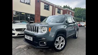 2016 16-Reg Jeep Renegade 4x4 1.6 MultiJet Diesel,Ltd Edition,38,000 miles,big spec!!! £9995