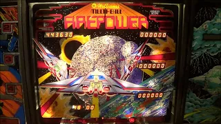 FIREPOWER PINBALL MACHINE - BY WILLIAMS 1980