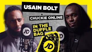 USAIN BOLT & CHUCKIE ONLINE | JD IN THE DUFFLE BAG PODCAST