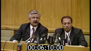 Пресс конференция А Н Руцкого 1993
