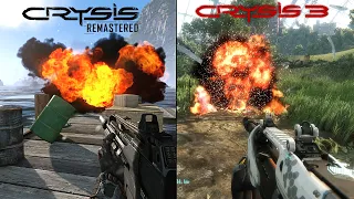Crysis Remastered 2020 vs. crysis 3 2013 | Graphic Comparison