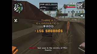 GTA SA: Doing Vigilante missions with the help of some homies in a FBI Rancher