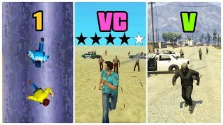 1 STAR WANTED LEVEL (Evolution) In GTA GAMES