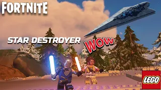 Visit Crashed Star Destroyer in  LEGO Fortnite