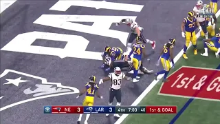 Sony Michel Touchdown | Patriots vs Rams