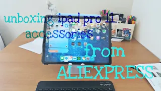 unboxing apple ipad pro 11 accessories from ALIEXPRESS