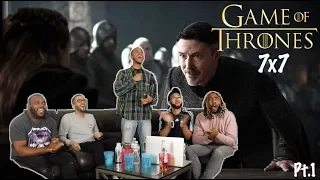 FINALE! Game of Thrones Season 7 Episode 7 "The Dragon and the Wolf" REACTION! (Part 1)