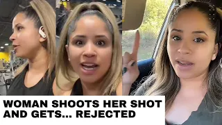 Woman REJECTED Instantly While Shooting Her Shot At The Gym