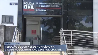 Teófilo Otoni: Redução dos Crimes de Homicídio na Cidade nos Últimos Anos, diz PC.