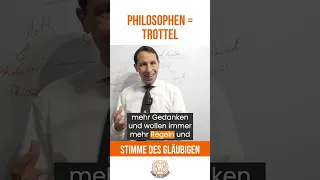 Richard David Precht und alle Philosophen sind TROTTEL!