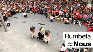 Rumbeta dels Nans nous des de l'Ajuntament de Mataró. Les Santes de Mataró 2019