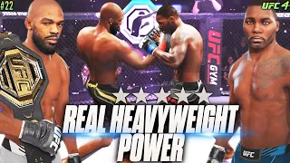 Jon Jones Has Lethal Uppercuts! 5 Star Power! EA Sports UFC 4 Career Mode #22