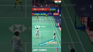 amazing rally by Pearly Tan n Thinaah Muralitharan #shorts #singles #youtubeshorts #badminton #india