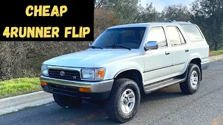 I JUST BOUGHT A CHEAP 2ND GEN TOYOTA 4RUNNER TO FLIP FOR MASSIVE PROFIT..