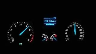 Ford Focus 2013 1.0 l EcoBoost 125 HP Acceleration 0-100