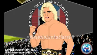 WWC 1985 Entrevista Ric Flair Aniversario 1985