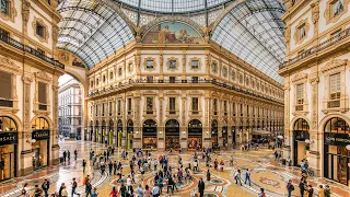 4K MILAN Walking Tour  🇮🇹  The City of Elegance and Luxury, Fashion City ITALY