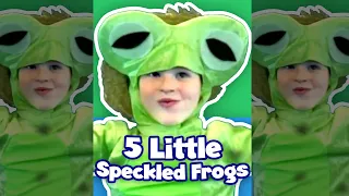 5 Little Speckled Frogs  #Shorts