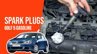 How to replace the spark plugs Golf mk5 1.4i 16V ⚡