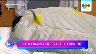 Thiago y dani  En Boca  de todos  GH  @Mitelefe