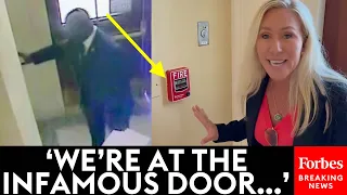 BREAKING NEWS: Marjorie Taylor Greene Roasts Jamaal Bowman With Video Revealing Fire Alarm Door