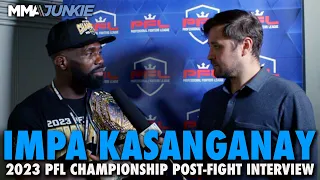 Impa Kasanganay SERIOUS About Francis Ngannou Callout After PFL Title Win: 'That's The One I Want'