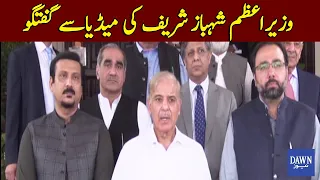 🔴 LIVE | Prime Minister Shehbaz Sharif's Talk To Media | Dawn News