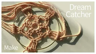 [마크라메/macrame] 마크라메 드림캐쳐 만들기 / Make Macrame Dreamcatcher