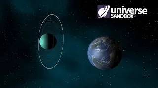 What If Earth Was In A Binary Orbit With Uranus, Universe Sandbox ²