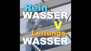 Reinwasser Reinigung v Leitungswasser Reinigung