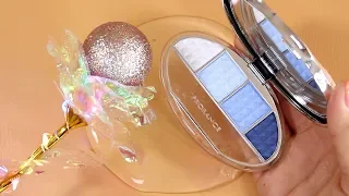 Slime Coloring Compilation With 1.claycracking 2.Adding too much3.Pink lip 4.Blue Makeup 5.ASMR