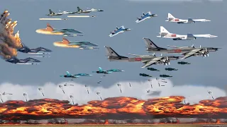 Scary!! Russia's Air Force Capabilities: On target! {Su-34,Su-35,Su-57,Tu-160,Tu-95,Tu-22}