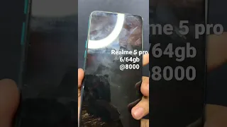 Realme 5pro. 6/64gb. @8000