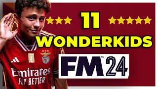 LE 11 DE  WONDERKIDS DE FOOTBALL MANAGER 2024 / FM24