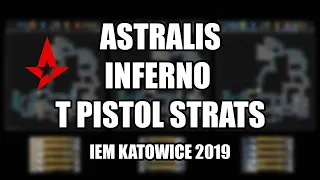 Astralis Inferno T Pistol Strats (BOTH BOMBSITES) - IEM Katowice 2019